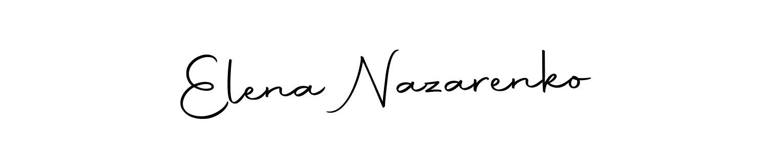 Here are the top 10 professional signature styles for the name Elena Nazarenko. These are the best autograph styles you can use for your name. Elena Nazarenko signature style 10 images and pictures png