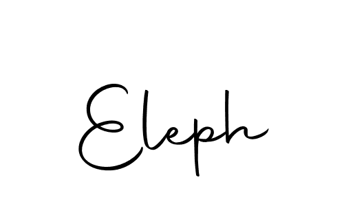 How to make Eleph signature? Autography-DOLnW is a professional autograph style. Create handwritten signature for Eleph name. Eleph signature style 10 images and pictures png