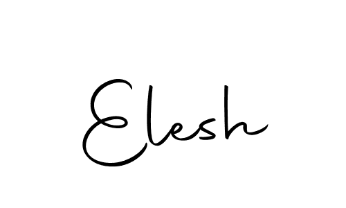 Elesh stylish signature style. Best Handwritten Sign (Autography-DOLnW) for my name. Handwritten Signature Collection Ideas for my name Elesh. Elesh signature style 10 images and pictures png