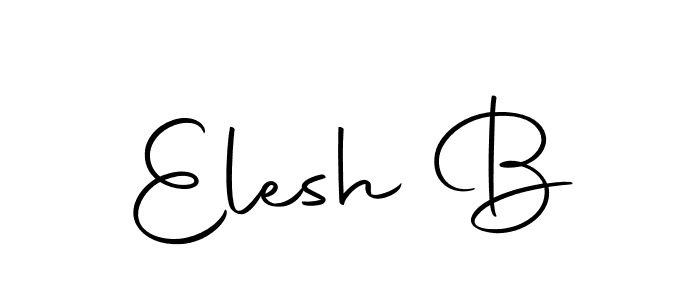 Similarly Autography-DOLnW is the best handwritten signature design. Signature creator online .You can use it as an online autograph creator for name Elesh B. Elesh B signature style 10 images and pictures png