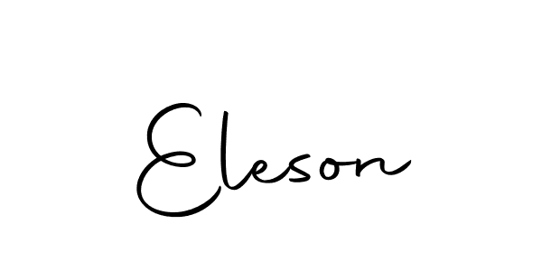 The best way (Autography-DOLnW) to make a short signature is to pick only two or three words in your name. The name Eleson include a total of six letters. For converting this name. Eleson signature style 10 images and pictures png