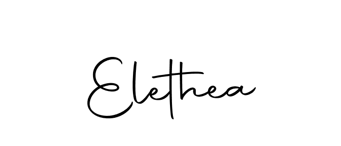 Use a signature maker to create a handwritten signature online. With this signature software, you can design (Autography-DOLnW) your own signature for name Elethea. Elethea signature style 10 images and pictures png