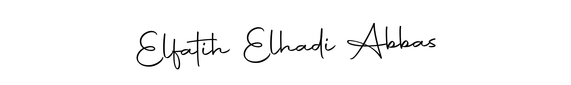 Similarly Autography-DOLnW is the best handwritten signature design. Signature creator online .You can use it as an online autograph creator for name Elfatih Elhadi Abbas. Elfatih Elhadi Abbas signature style 10 images and pictures png