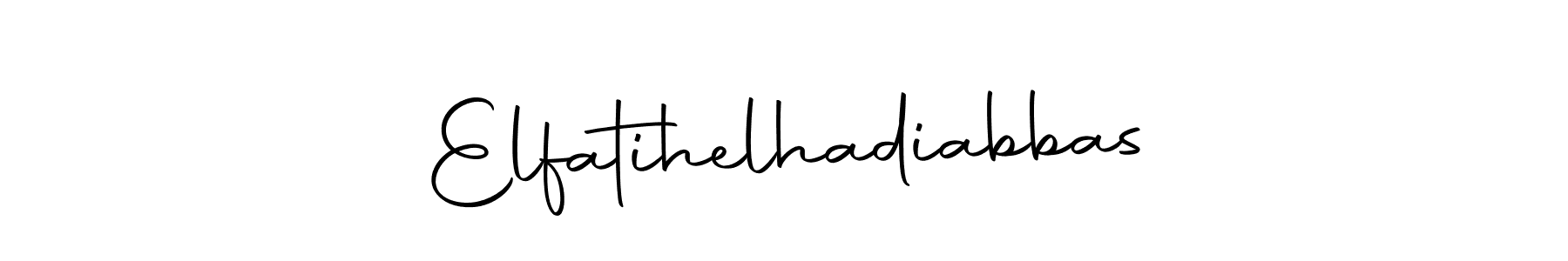 Also we have Elfatihelhadiabbas name is the best signature style. Create professional handwritten signature collection using Autography-DOLnW autograph style. Elfatihelhadiabbas signature style 10 images and pictures png