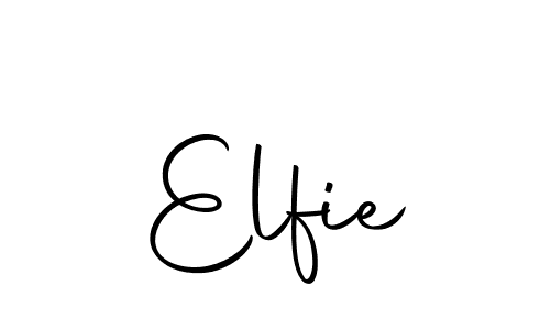 Design your own signature with our free online signature maker. With this signature software, you can create a handwritten (Autography-DOLnW) signature for name Elfie. Elfie signature style 10 images and pictures png