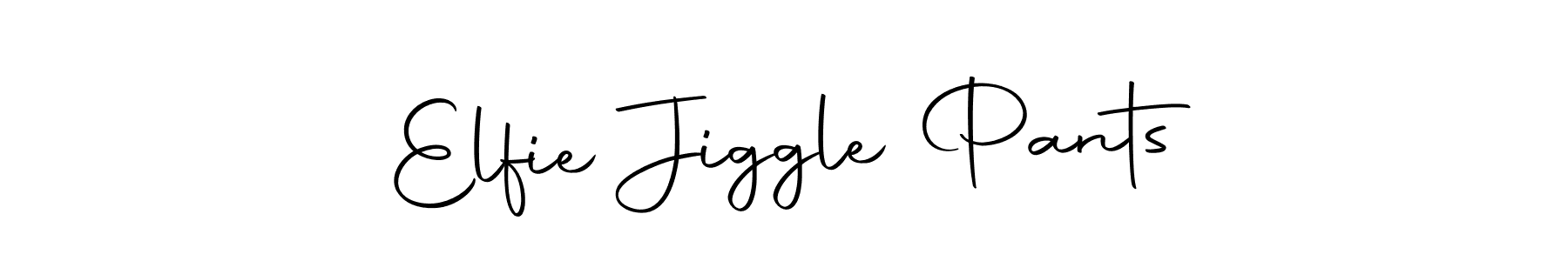 if you are searching for the best signature style for your name Elfie Jiggle Pants. so please give up your signature search. here we have designed multiple signature styles  using Autography-DOLnW. Elfie Jiggle Pants signature style 10 images and pictures png