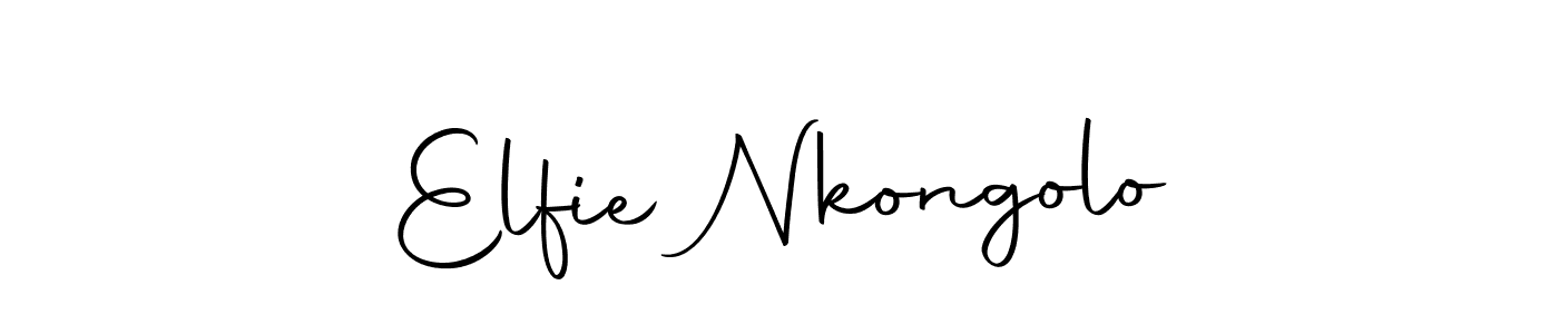 This is the best signature style for the Elfie Nkongolo name. Also you like these signature font (Autography-DOLnW). Mix name signature. Elfie Nkongolo signature style 10 images and pictures png