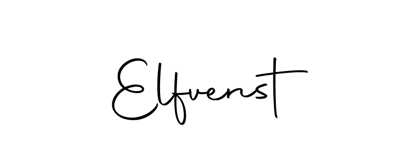 Elfvenst stylish signature style. Best Handwritten Sign (Autography-DOLnW) for my name. Handwritten Signature Collection Ideas for my name Elfvenst. Elfvenst signature style 10 images and pictures png