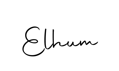 if you are searching for the best signature style for your name Elhum. so please give up your signature search. here we have designed multiple signature styles  using Autography-DOLnW. Elhum signature style 10 images and pictures png