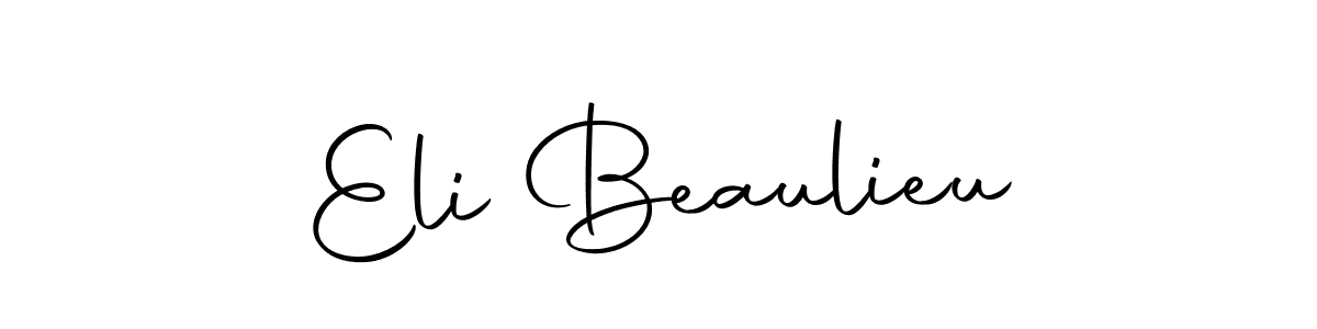 Once you've used our free online signature maker to create your best signature Autography-DOLnW style, it's time to enjoy all of the benefits that Eli Beaulieu name signing documents. Eli Beaulieu signature style 10 images and pictures png