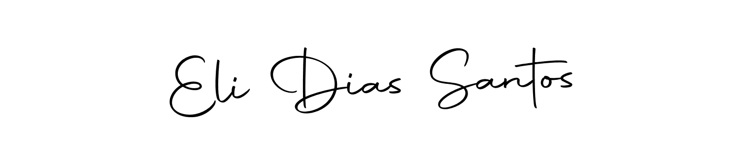 Create a beautiful signature design for name Eli Dias Santos. With this signature (Autography-DOLnW) fonts, you can make a handwritten signature for free. Eli Dias Santos signature style 10 images and pictures png