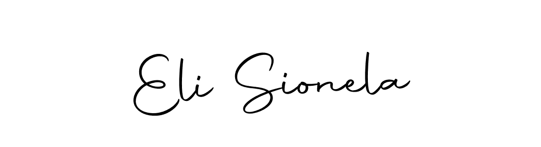 How to make Eli Sionela signature? Autography-DOLnW is a professional autograph style. Create handwritten signature for Eli Sionela name. Eli Sionela signature style 10 images and pictures png