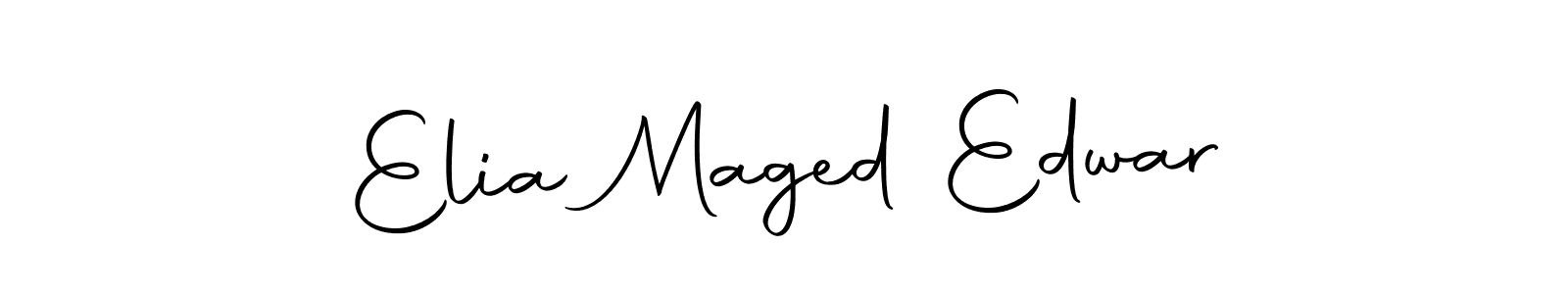 This is the best signature style for the Elia Maged Edwar name. Also you like these signature font (Autography-DOLnW). Mix name signature. Elia Maged Edwar signature style 10 images and pictures png