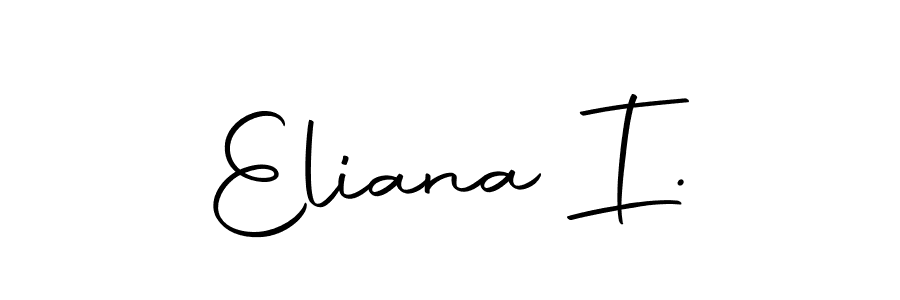 You can use this online signature creator to create a handwritten signature for the name Eliana I.. This is the best online autograph maker. Eliana I. signature style 10 images and pictures png