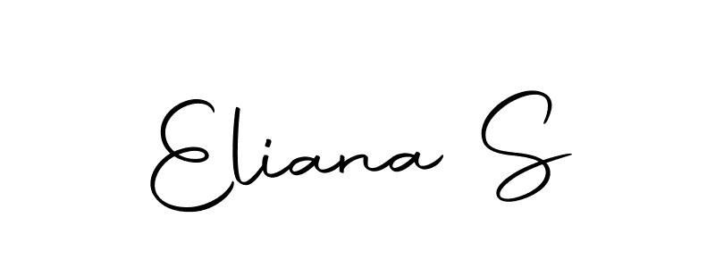 Eliana S stylish signature style. Best Handwritten Sign (Autography-DOLnW) for my name. Handwritten Signature Collection Ideas for my name Eliana S. Eliana S signature style 10 images and pictures png