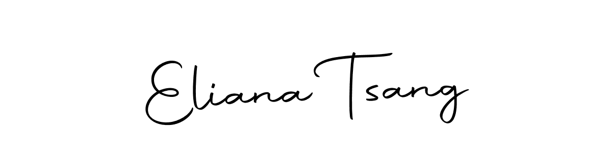 Make a beautiful signature design for name Eliana Tsang. Use this online signature maker to create a handwritten signature for free. Eliana Tsang signature style 10 images and pictures png