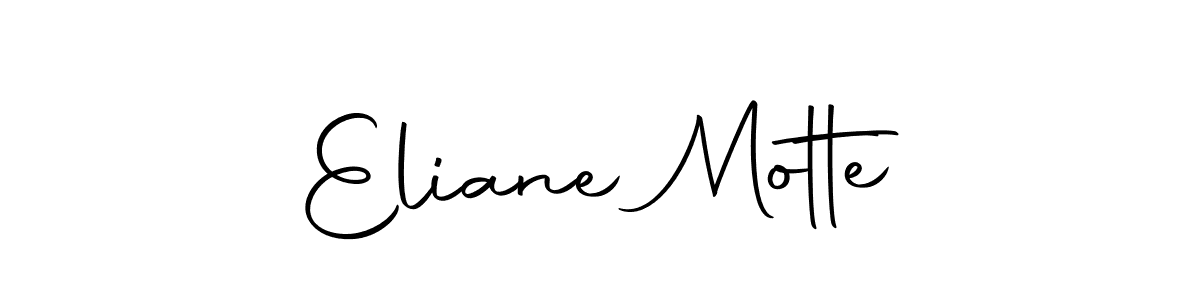 Eliane Motte stylish signature style. Best Handwritten Sign (Autography-DOLnW) for my name. Handwritten Signature Collection Ideas for my name Eliane Motte. Eliane Motte signature style 10 images and pictures png