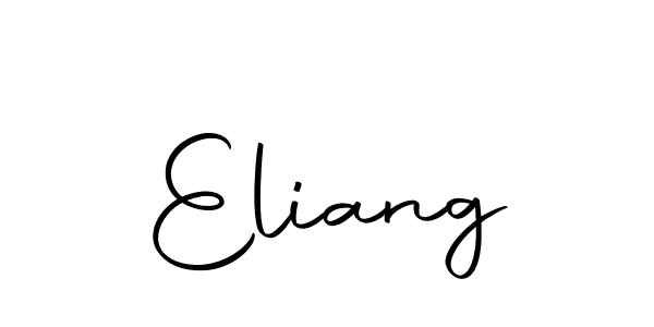 How to make Eliang signature? Autography-DOLnW is a professional autograph style. Create handwritten signature for Eliang name. Eliang signature style 10 images and pictures png