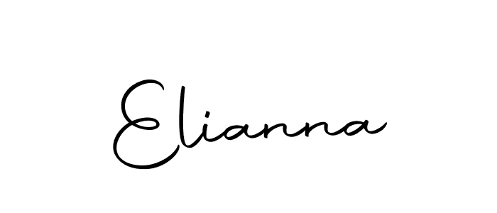 The best way (Autography-DOLnW) to make a short signature is to pick only two or three words in your name. The name Elianna include a total of six letters. For converting this name. Elianna signature style 10 images and pictures png