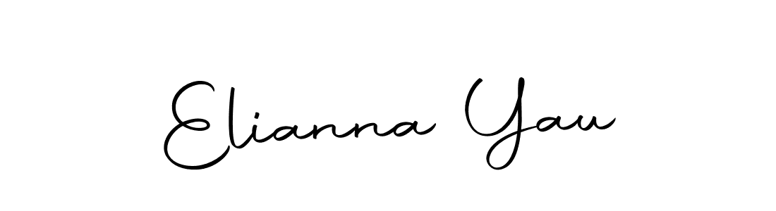 Also You can easily find your signature by using the search form. We will create Elianna Yau name handwritten signature images for you free of cost using Autography-DOLnW sign style. Elianna Yau signature style 10 images and pictures png