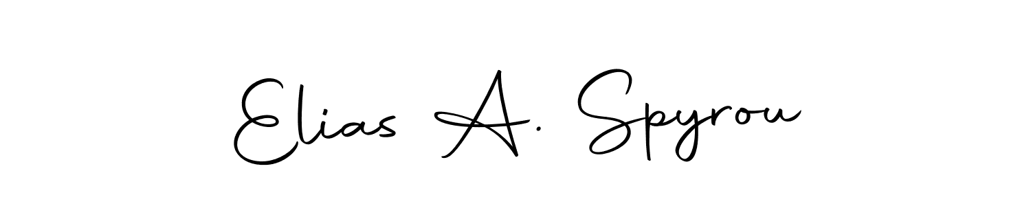 Use a signature maker to create a handwritten signature online. With this signature software, you can design (Autography-DOLnW) your own signature for name Elias A. Spyrou. Elias A. Spyrou signature style 10 images and pictures png