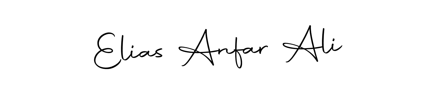 Make a beautiful signature design for name Elias Anfar Ali. With this signature (Autography-DOLnW) style, you can create a handwritten signature for free. Elias Anfar Ali signature style 10 images and pictures png