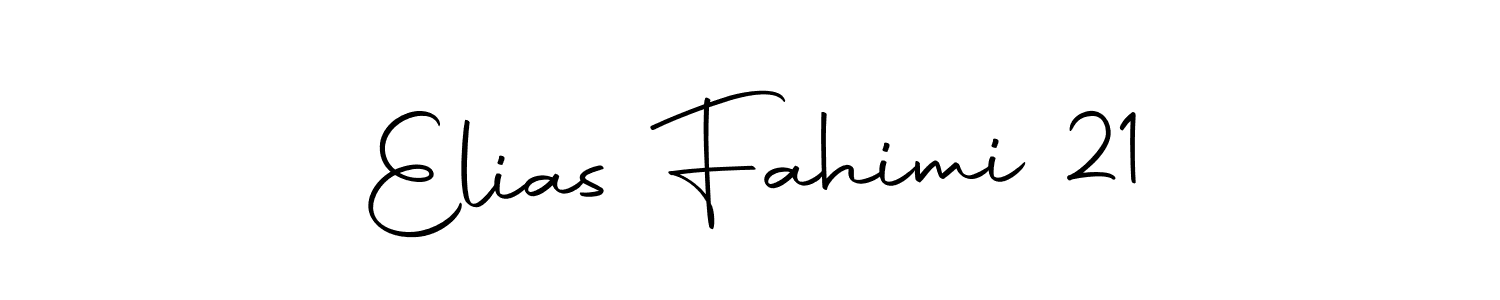 Create a beautiful signature design for name Elias Fahimi 21. With this signature (Autography-DOLnW) fonts, you can make a handwritten signature for free. Elias Fahimi 21 signature style 10 images and pictures png