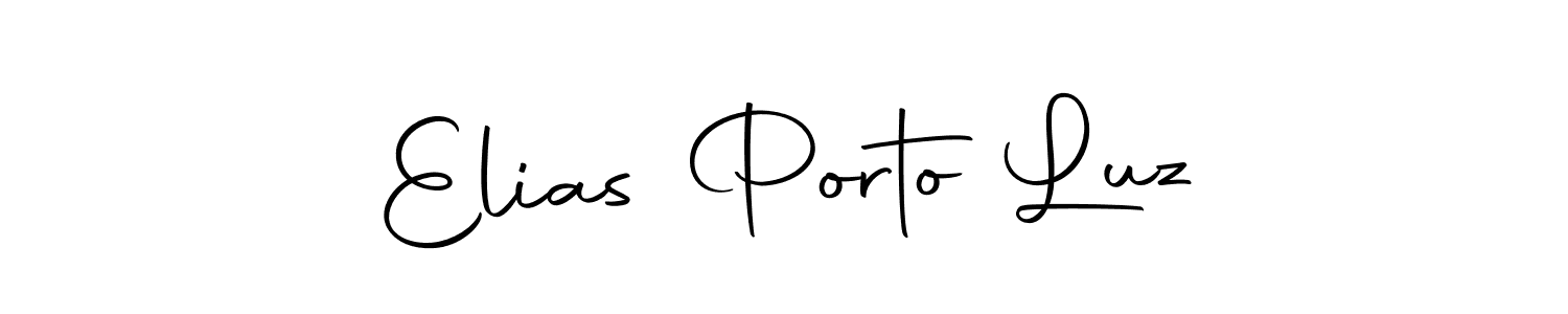 Make a beautiful signature design for name Elias Porto Luz. With this signature (Autography-DOLnW) style, you can create a handwritten signature for free. Elias Porto Luz signature style 10 images and pictures png