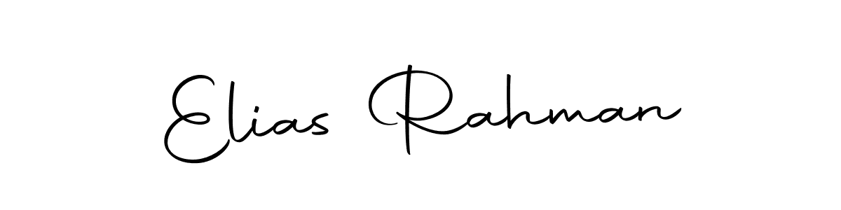 It looks lik you need a new signature style for name Elias Rahman. Design unique handwritten (Autography-DOLnW) signature with our free signature maker in just a few clicks. Elias Rahman signature style 10 images and pictures png