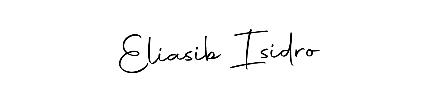 Eliasib Isidro stylish signature style. Best Handwritten Sign (Autography-DOLnW) for my name. Handwritten Signature Collection Ideas for my name Eliasib Isidro. Eliasib Isidro signature style 10 images and pictures png