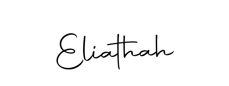 How to make Eliathah name signature. Use Autography-DOLnW style for creating short signs online. This is the latest handwritten sign. Eliathah signature style 10 images and pictures png