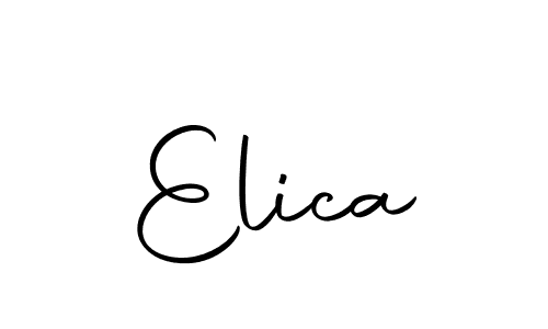 Use a signature maker to create a handwritten signature online. With this signature software, you can design (Autography-DOLnW) your own signature for name Elica. Elica signature style 10 images and pictures png