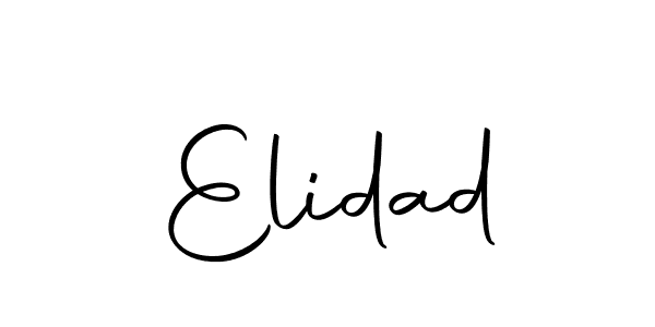 Make a beautiful signature design for name Elidad. Use this online signature maker to create a handwritten signature for free. Elidad signature style 10 images and pictures png