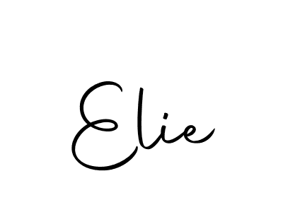 Use a signature maker to create a handwritten signature online. With this signature software, you can design (Autography-DOLnW) your own signature for name Elie. Elie signature style 10 images and pictures png