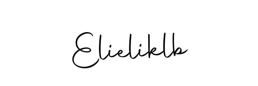 if you are searching for the best signature style for your name Elieliklb. so please give up your signature search. here we have designed multiple signature styles  using Autography-DOLnW. Elieliklb signature style 10 images and pictures png