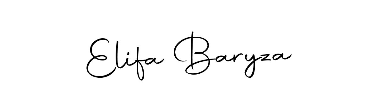 Similarly Autography-DOLnW is the best handwritten signature design. Signature creator online .You can use it as an online autograph creator for name Elifa Baryza. Elifa Baryza signature style 10 images and pictures png
