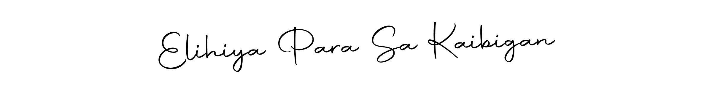 Create a beautiful signature design for name Elihiya Para Sa Kaibigan. With this signature (Autography-DOLnW) fonts, you can make a handwritten signature for free. Elihiya Para Sa Kaibigan signature style 10 images and pictures png