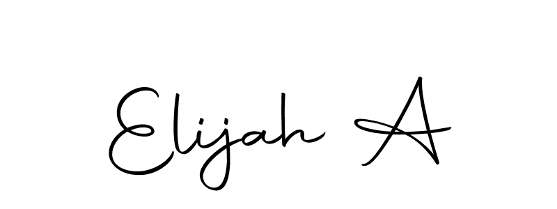 How to make Elijah A signature? Autography-DOLnW is a professional autograph style. Create handwritten signature for Elijah A name. Elijah A signature style 10 images and pictures png