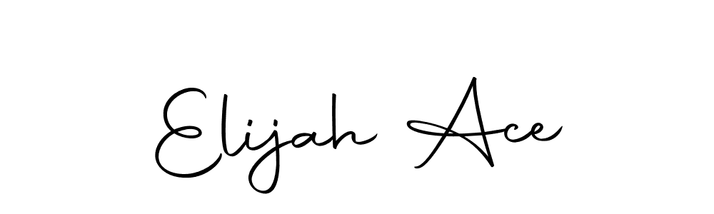 It looks lik you need a new signature style for name Elijah Ace. Design unique handwritten (Autography-DOLnW) signature with our free signature maker in just a few clicks. Elijah Ace signature style 10 images and pictures png