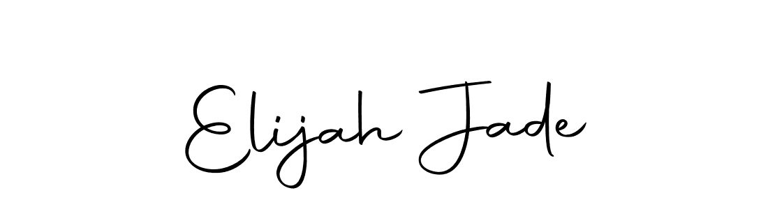 Design your own signature with our free online signature maker. With this signature software, you can create a handwritten (Autography-DOLnW) signature for name Elijah Jade. Elijah Jade signature style 10 images and pictures png