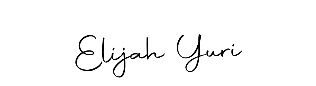 Design your own signature with our free online signature maker. With this signature software, you can create a handwritten (Autography-DOLnW) signature for name Elijah Yuri. Elijah Yuri signature style 10 images and pictures png