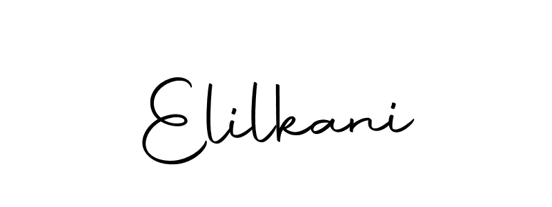 Make a beautiful signature design for name Elilkani. With this signature (Autography-DOLnW) style, you can create a handwritten signature for free. Elilkani signature style 10 images and pictures png