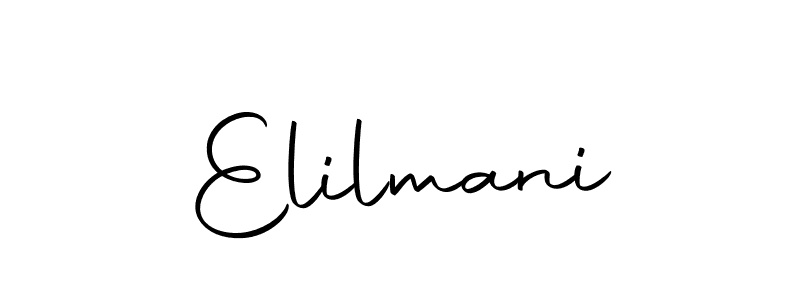 Create a beautiful signature design for name Elilmani. With this signature (Autography-DOLnW) fonts, you can make a handwritten signature for free. Elilmani signature style 10 images and pictures png