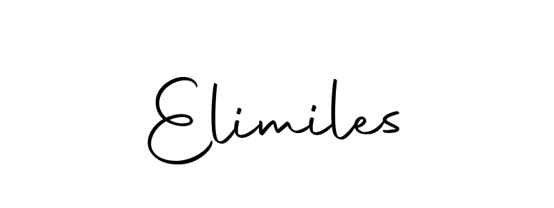 Similarly Autography-DOLnW is the best handwritten signature design. Signature creator online .You can use it as an online autograph creator for name Elimiles. Elimiles signature style 10 images and pictures png
