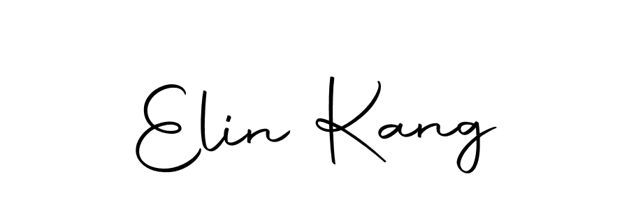 Elin Kang stylish signature style. Best Handwritten Sign (Autography-DOLnW) for my name. Handwritten Signature Collection Ideas for my name Elin Kang. Elin Kang signature style 10 images and pictures png