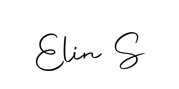 How to make Elin S signature? Autography-DOLnW is a professional autograph style. Create handwritten signature for Elin S name. Elin S signature style 10 images and pictures png