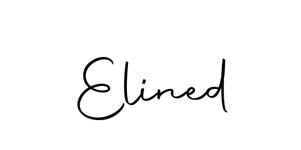 The best way (Autography-DOLnW) to make a short signature is to pick only two or three words in your name. The name Elined include a total of six letters. For converting this name. Elined signature style 10 images and pictures png