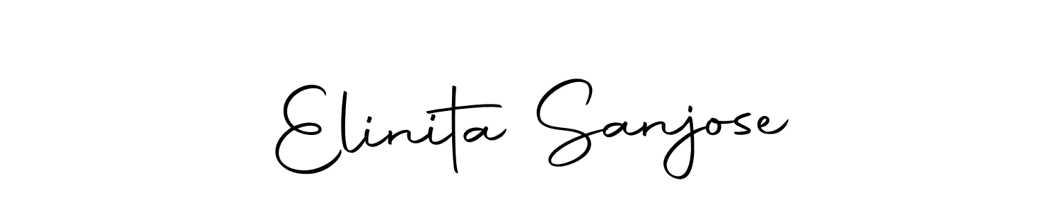 How to make Elinita Sanjose signature? Autography-DOLnW is a professional autograph style. Create handwritten signature for Elinita Sanjose name. Elinita Sanjose signature style 10 images and pictures png