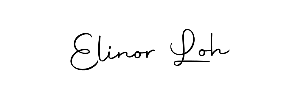 Elinor Loh stylish signature style. Best Handwritten Sign (Autography-DOLnW) for my name. Handwritten Signature Collection Ideas for my name Elinor Loh. Elinor Loh signature style 10 images and pictures png