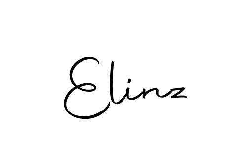 Similarly Autography-DOLnW is the best handwritten signature design. Signature creator online .You can use it as an online autograph creator for name Elinz. Elinz signature style 10 images and pictures png